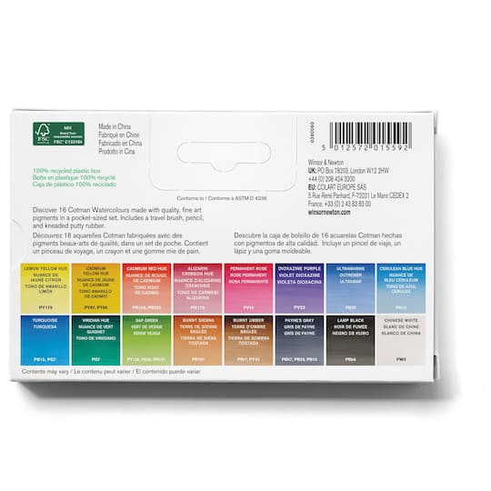 Winsor & Newton™ Cotman Watercolour™ Complete Pocket Set